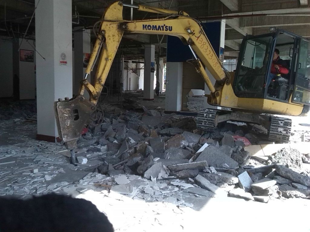 地面拆除,地面破碎,人工拆除