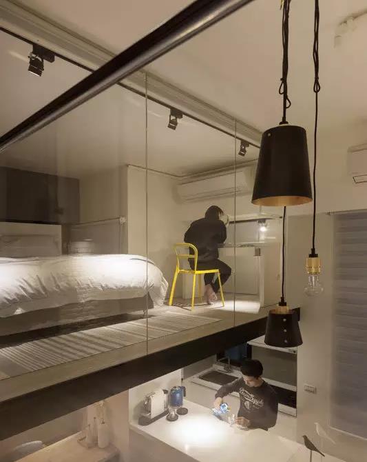 石家莊32歲小哥的42㎡小家，拆掉室內所有隔墻，打造通透無敵大空間